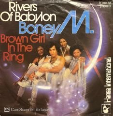 Boney M Rivers Of Babylon 45lik Plak