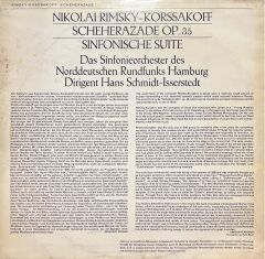 Nikolai Rimsky Korssakoff Scheherazade Op. 35 LP Plak