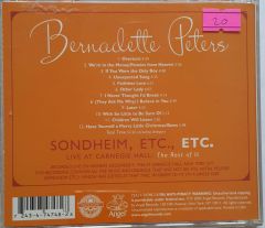 Bernalette Peters Sondheim Etc. CD