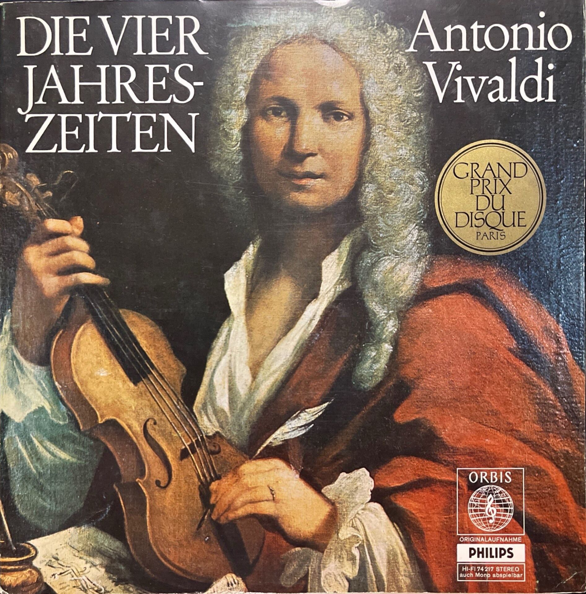 Antonio Vivaldi Die Vier Jahres-Zeiten LP Plak