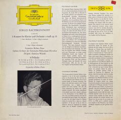Svjatoslav Richter: Rachmaninoff LP Plak