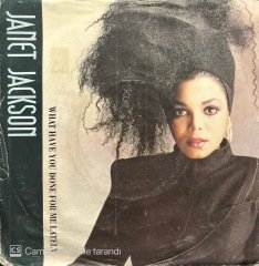 Janet Jackson What Have You Done For Me Lately 45lik Plak