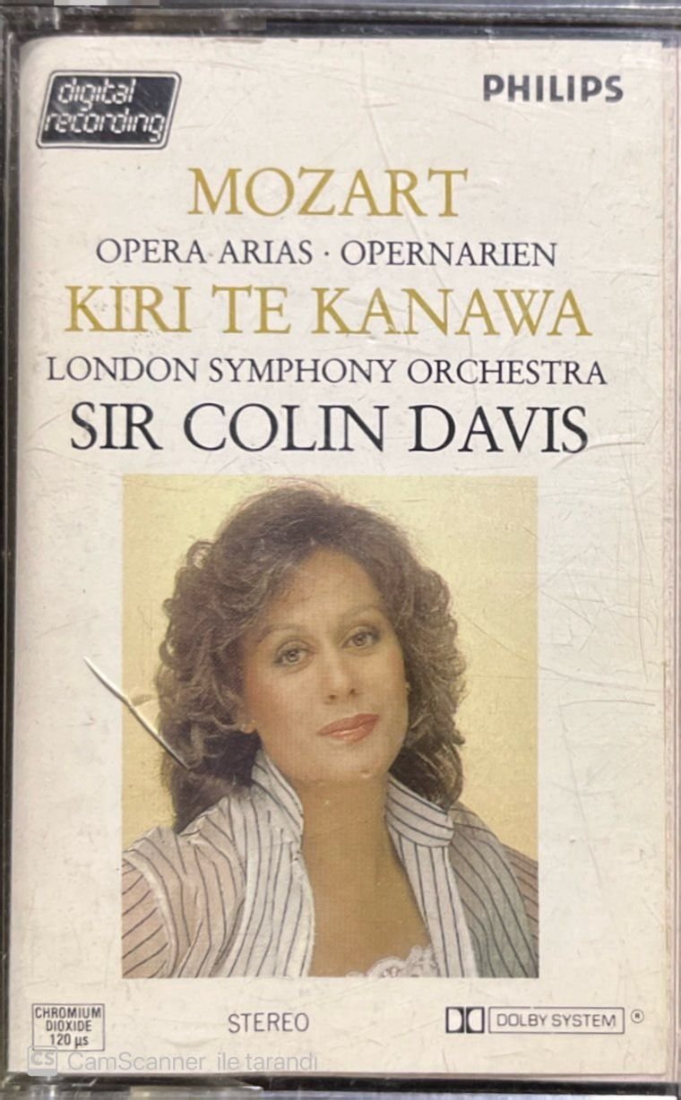 Mozart Arias Kiri Te Kanawa Classic Kaset