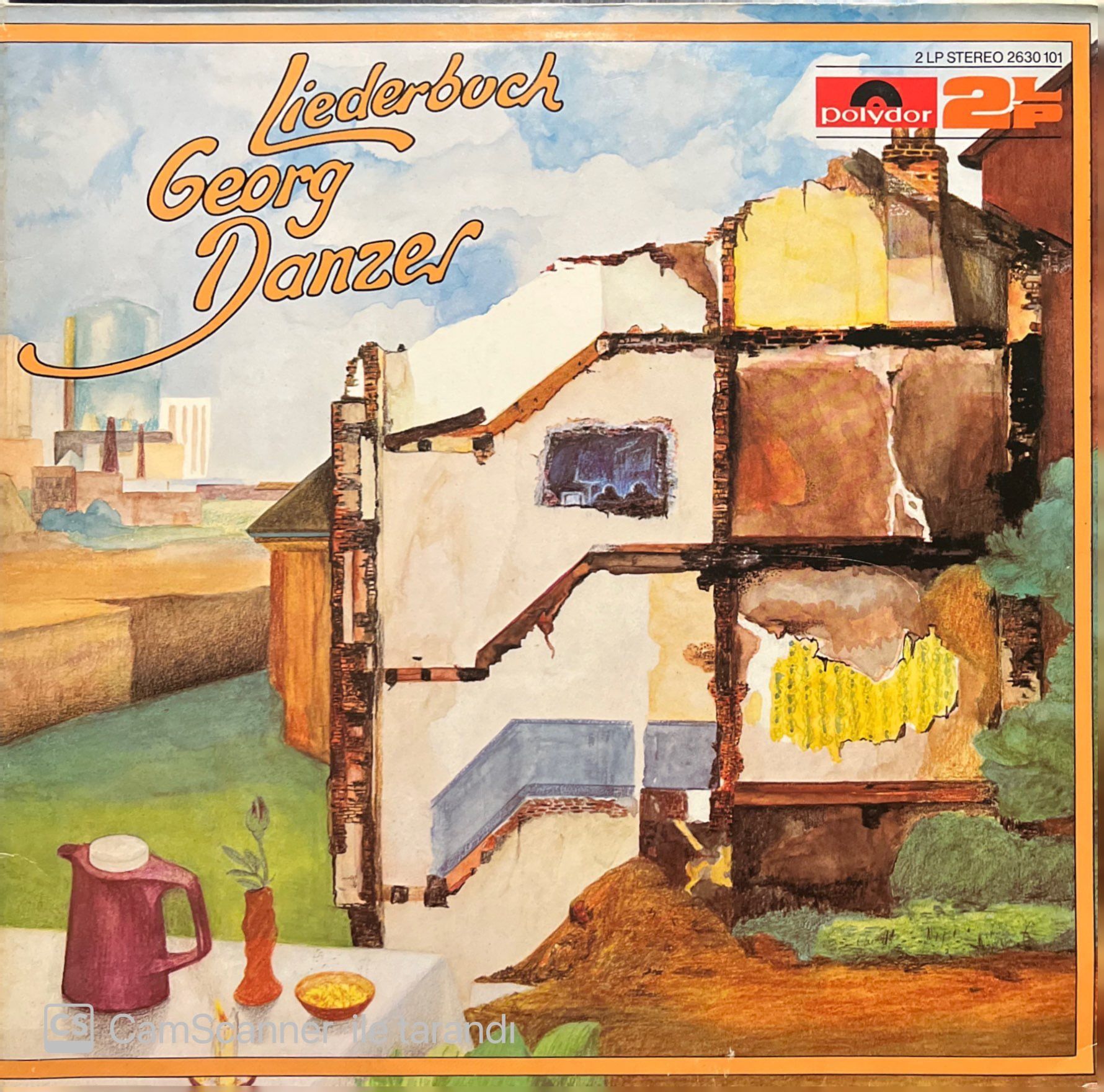 Georg Danzer Liederbuch Double LP Plak