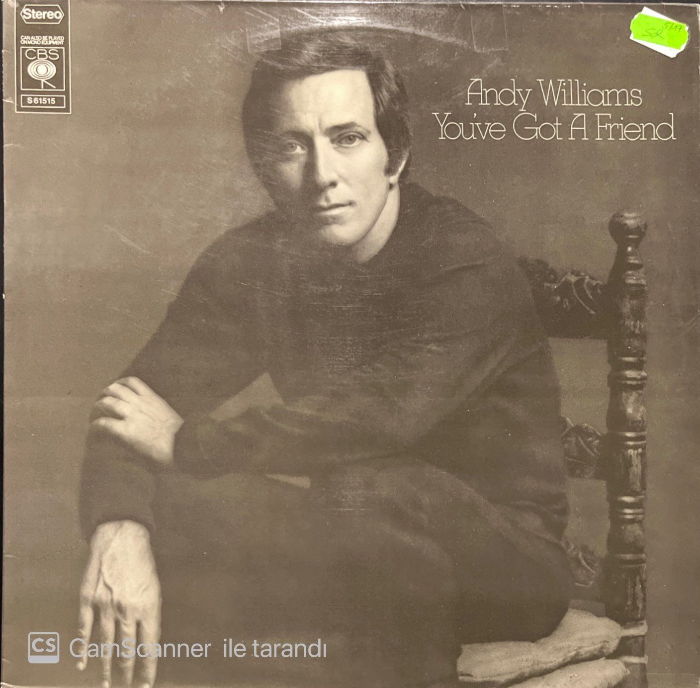 Andy Williams You've Got A Friend LP Plak