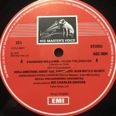 Vaughan Williams Hugh The Drover 2 LP Klasik Box Set Plak