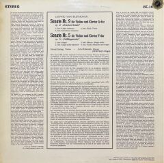 Beethoven Rubinstein / Szeryng LP Plak