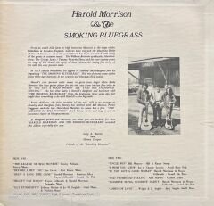 Harold Morrison & The Smoking Bluegrass LP Plak