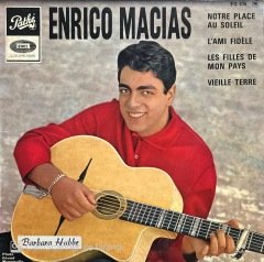 Enrico Macias Notre Place Au Soleil EP 45lik Plak