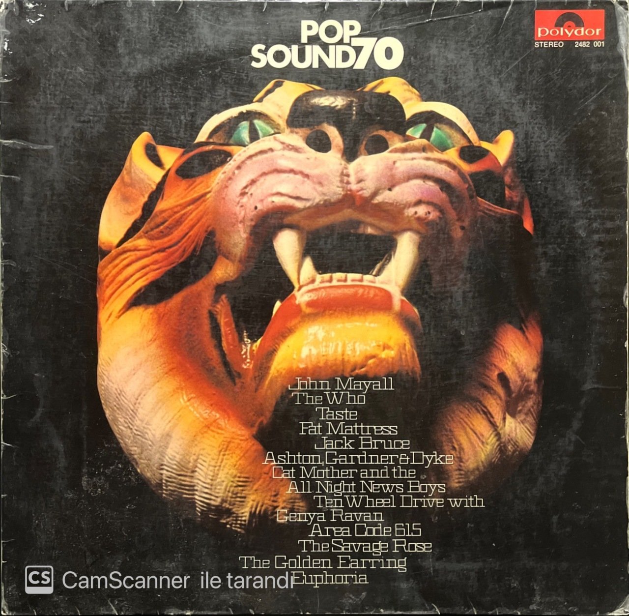 Pop Sound 70 Turuncu Renkli LP Plak