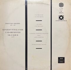 Johannes Brahms Konzert Für Klavier LP Plak