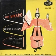 The Mikado Gilbert & Sullivan 2 LP Box Set Plak