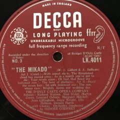 The Mikado Gilbert & Sullivan 2 LP Box Set Plak