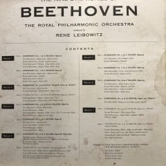 The Nine Symphonies Of Beethoven 7 LP Box Set Plak