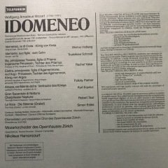 Mozart Idomeneo 4 LP Box Set Plak
