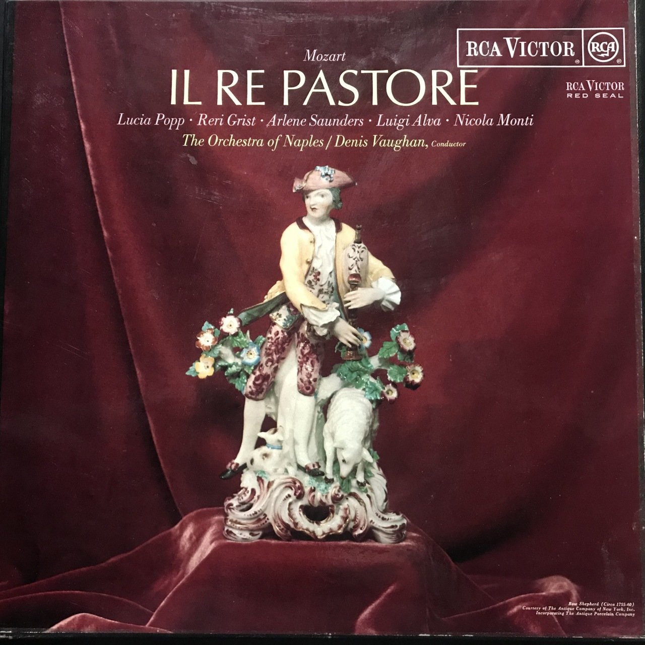 Mozart IL Re Pastore 2 LP Box Set Plak