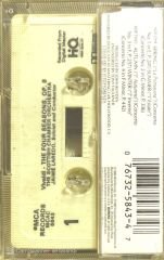Vivaldi The Four Seasons Classic Kaset