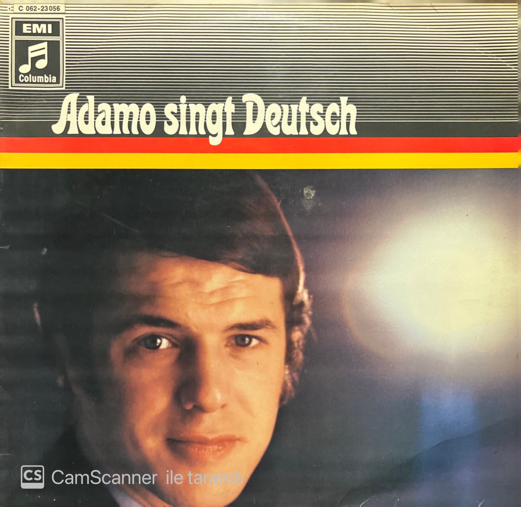Adamo Singt Deutsch LP Plak