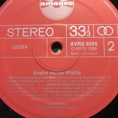 Andre Heller Platte LP Plak