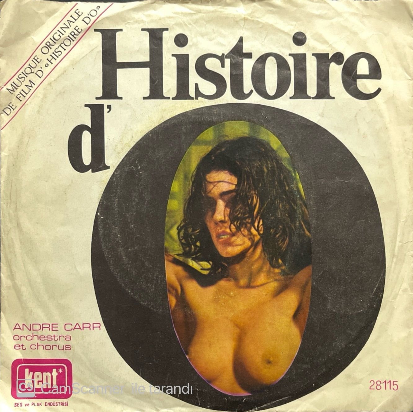 Andre Carr Orchestra Histoire d'O 45lik Plak