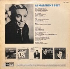 Al Martino Al Martino's Best LP Plak