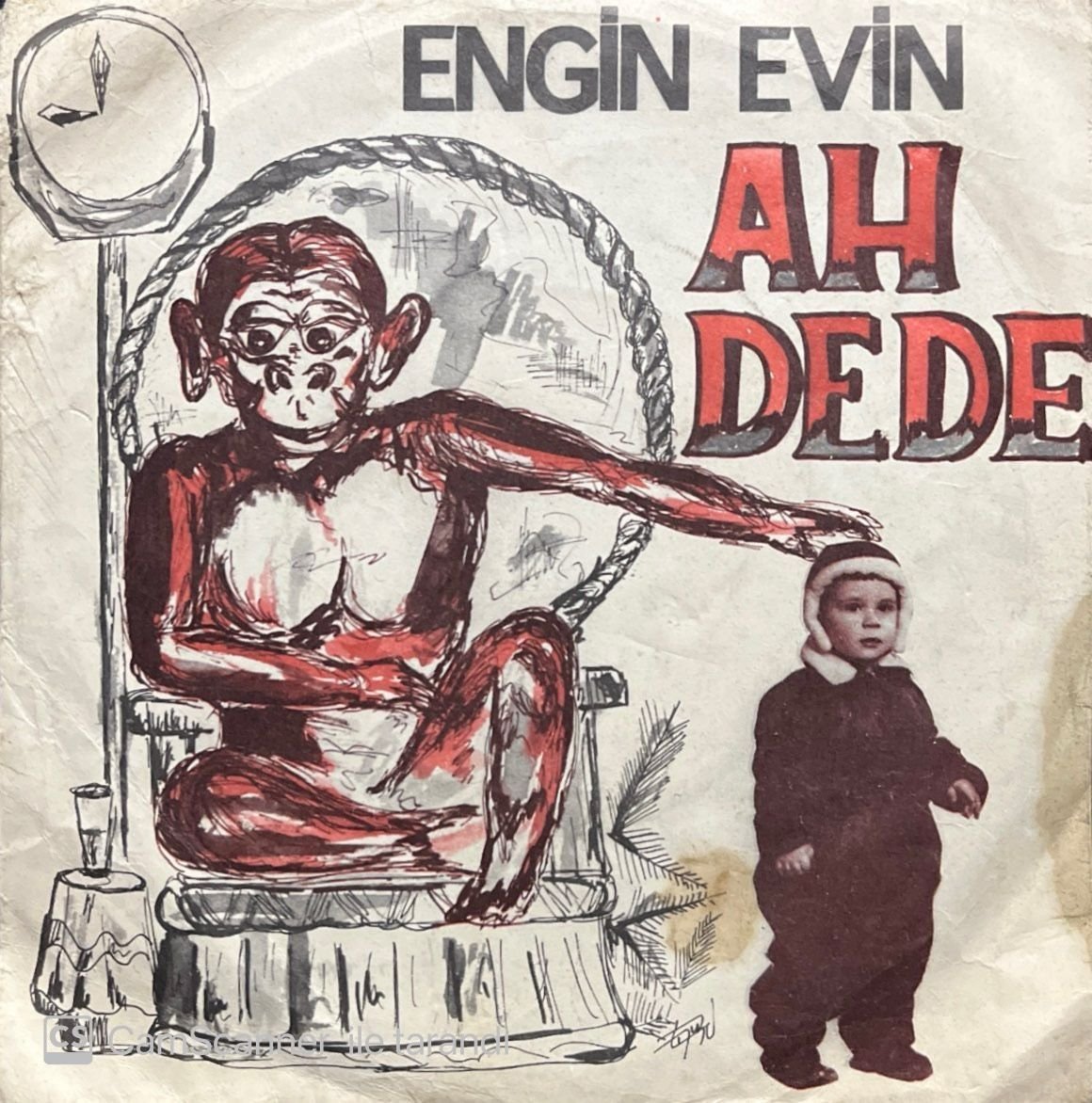 Engin Evin Ah Dede Vah Dede 45lik Plak