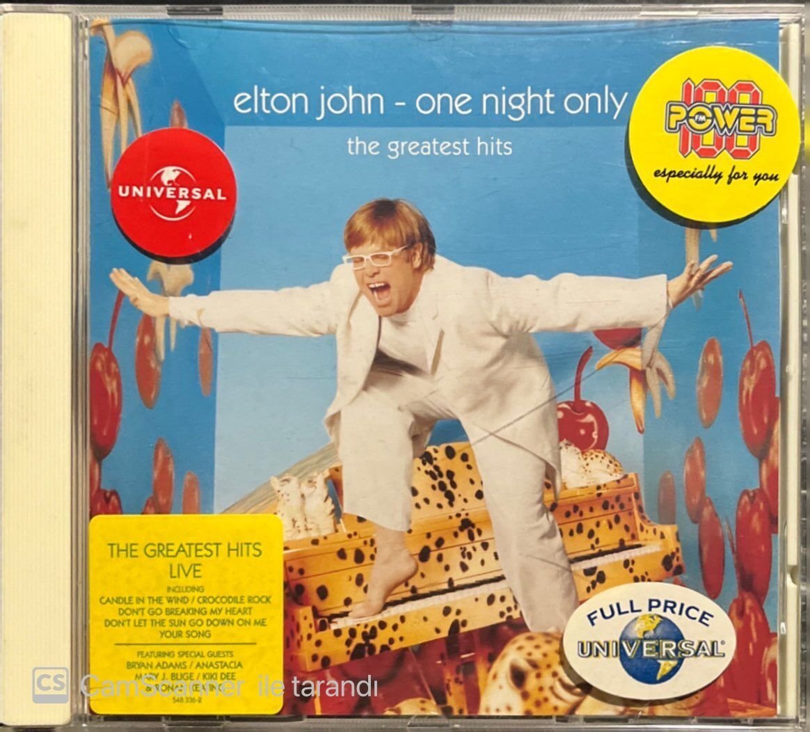 Elton John One Night Only CD