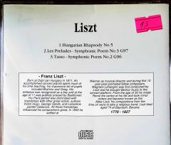 Liszt Hungarian Rhapsody No.5 CD