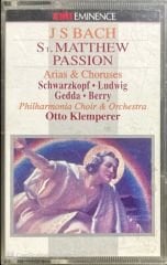 J. S. Bach St. Matthew Passion Classic Kaset