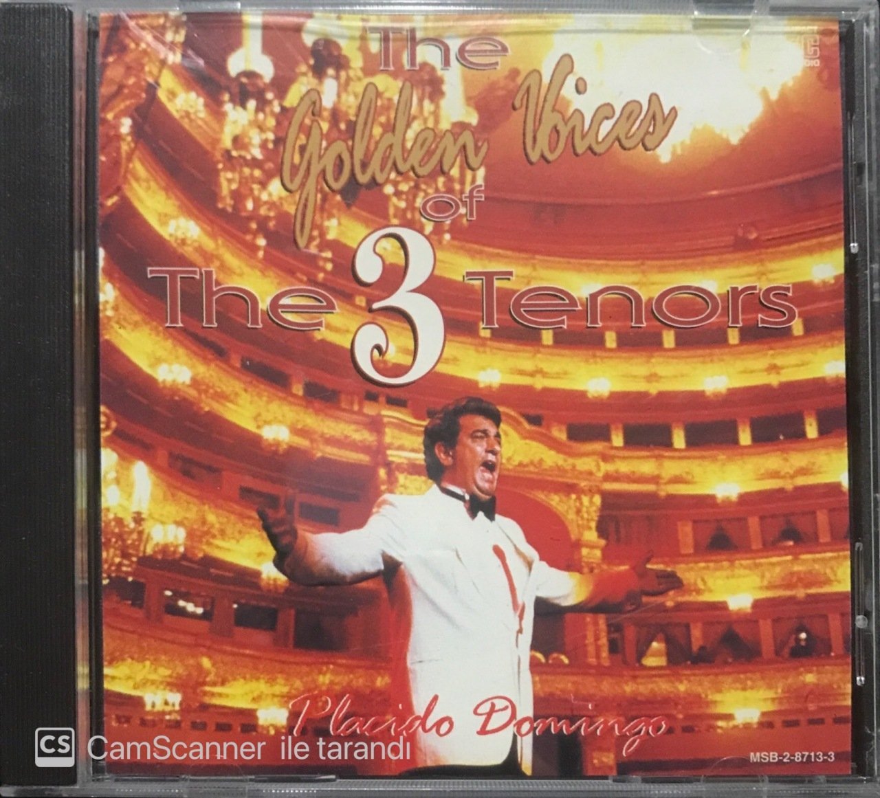 The Golden Voices Of The 3 Tenors Placido Domingo CD