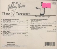 The Golden Voices Of The 3 Tenors Placido Domingo CD