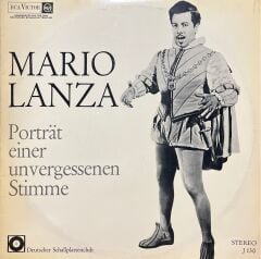 Mario Lanza Portrait Einer LP Plak
