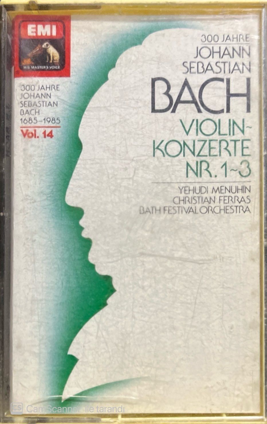J. S. Bach St. Violin Konzerte Nr.1-3 Classic Kaset