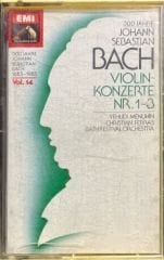 J. S. Bach St. Violin Konzerte Nr.1-3 Classic Kaset