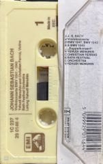 J. S. Bach St. Violin Konzerte Nr.1-3 Classic Kaset