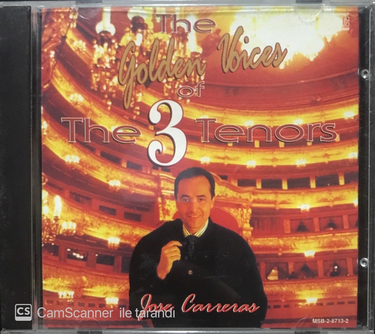 The Golden Voices Of The 3 Tenors Jose Carreras CD