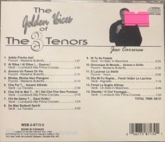 The Golden Voices Of The 3 Tenors Jose Carreras CD