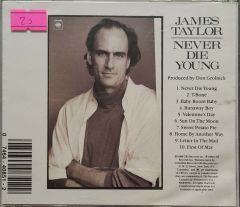James Taylor Never Die Young CD