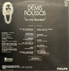 Demis Roussos My Only Fascination LP Plak