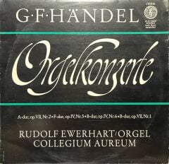 G. F. Handel Orgelkonzerte LP Plak