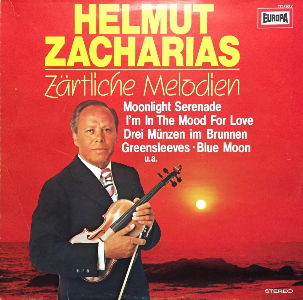 Helmut Zacharias Moonlight Serenade LP Plak