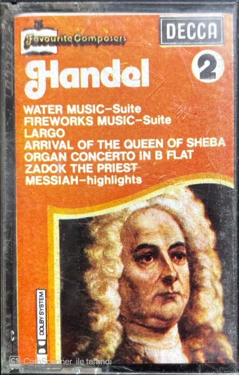 Handel Favourite Composers: Vol.2 Classic Kaset