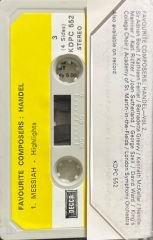 Handel Favourite Composers: Vol.2 Classic Kaset