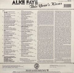 Alice Faye This Year's Kisses Musical LP Plak