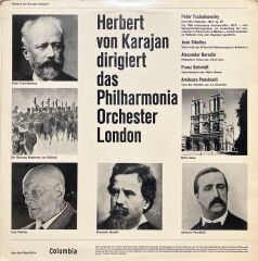 Karajan Philharmonia Orchester London LP Plak