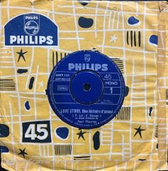 Paul Mauriat Love Story Une Historie D'amour 45lik Plak