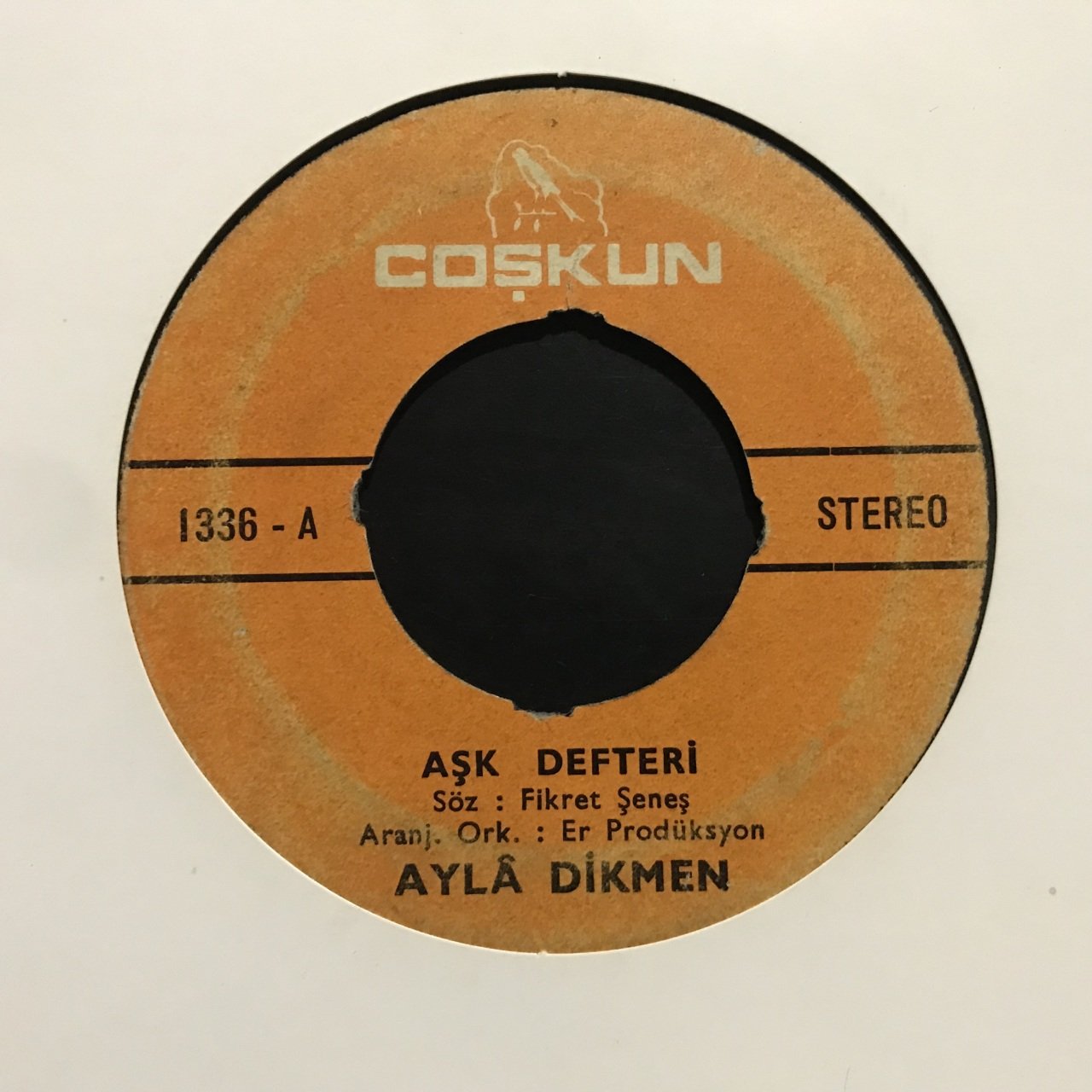 Ayla Dikmen Aşk Defteri 45lik Plak