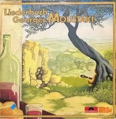 Georges Moustaki Liederbuch Double LP Plak