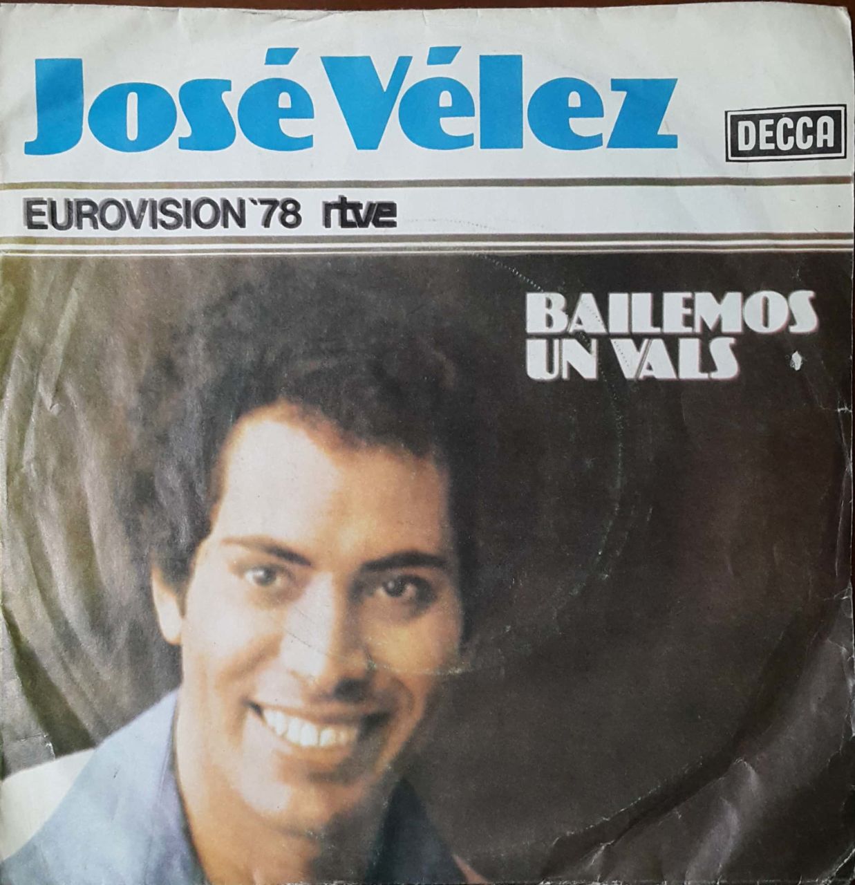 Jose Velez Bailemos Un Vals 45lik Plak