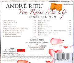 Andre Rieu Yau Raise Me Up Songs For Mum CD